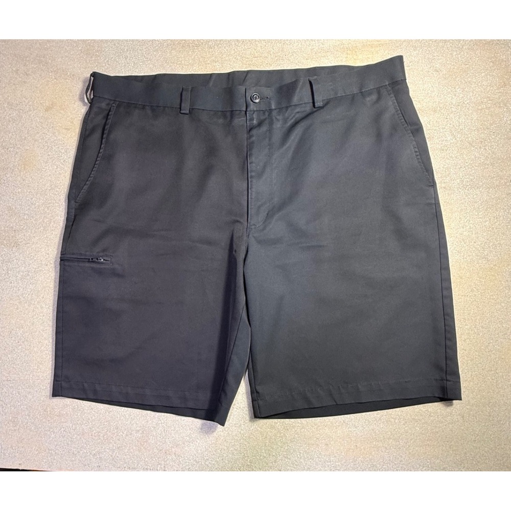 Grand Slam Performance Mens Black Golf Shorts Size 40 Flat Utility Pocket-2230